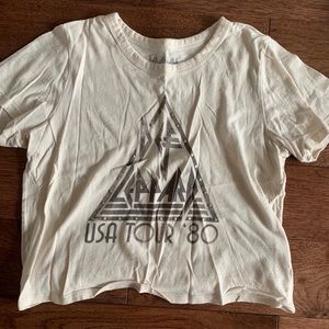 def leppard band tee